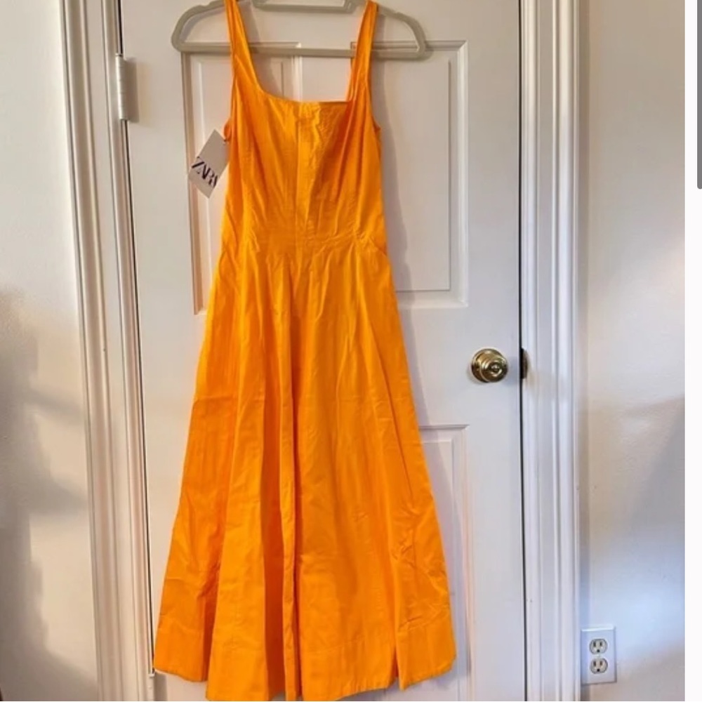 Zara Poplin Tank Dress - Picture 16 of 16